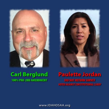 Carl Berglund and Paulette Jordan