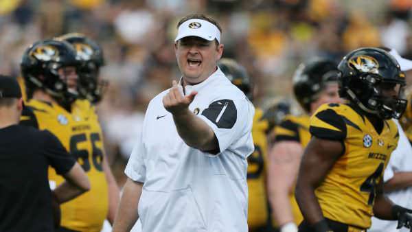 Mizzou Football Head Coach Barry Odom (Photo courtesy/Town News)