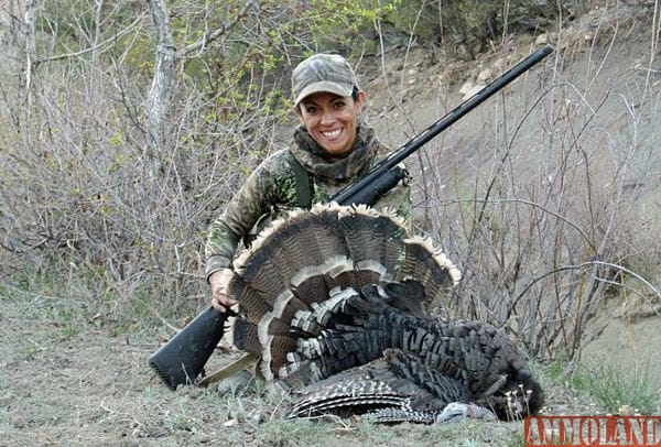 Mia Anstine hunting in Colorado