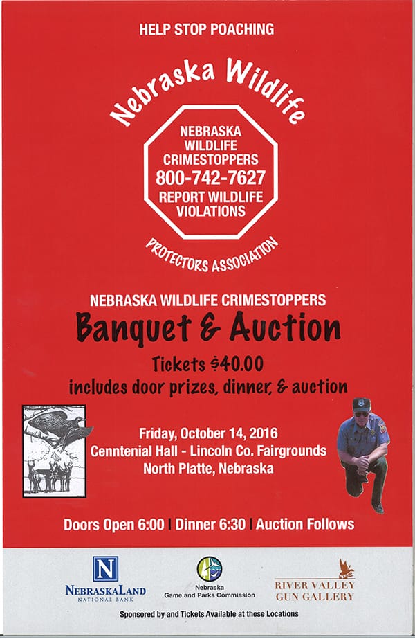 Nebraska Wildlife Crimestoppers Banquet