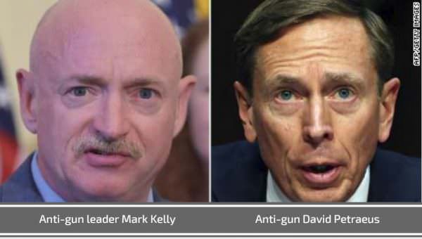 David Petraeus, Mark Kelly Anti-Gun