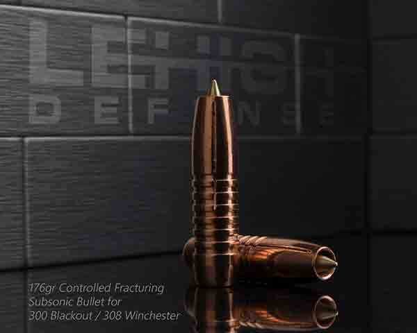 308 Controlled Fracturing 176gr Subsonic Bullet 