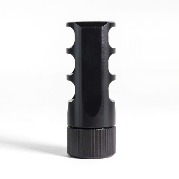 Gunner 3 Port Muzzle Brake with MuzzLok .233/5.56