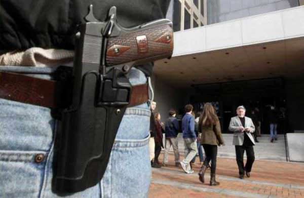 Gun in Holster
