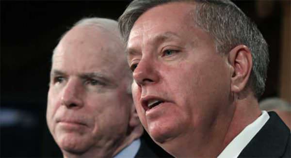 John Mccain and Lindsey Graham