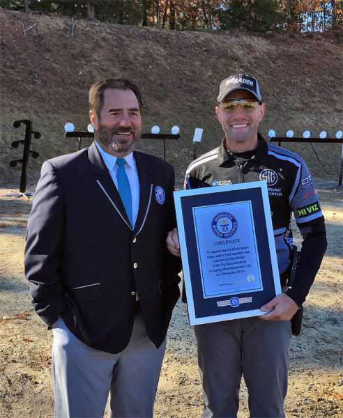 SIG SAUER Professional Shooter Max Michel Sets New Guinness World Record