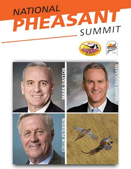 Governors Dayton & Daugaard, Congressman Peterson to Headline National Pheasant Summit Feb. 18 in Minneapolis