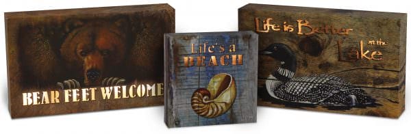 Rivers Edge Products LED Outdoor Lifestyle box signs