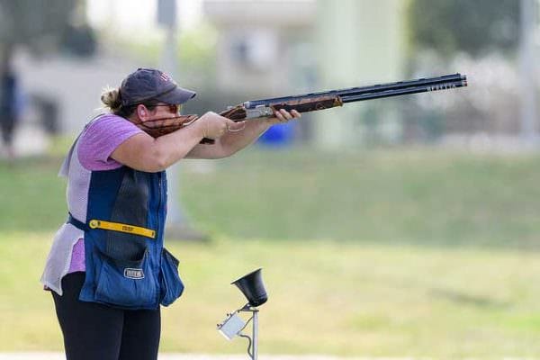 Kim Rhode at ISSF World Cup India