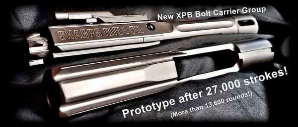 Sharps Rifle Company’s new, game-changing, patent-pending XPB Bolt Carrier Group