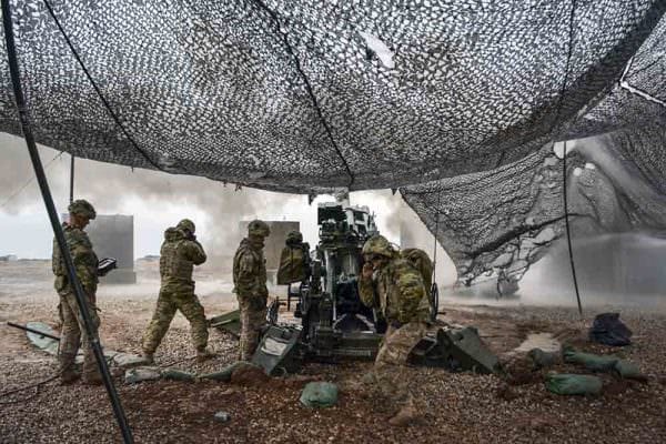 U.S soldiers execute a fire mission to support Iraqi security forces during the Mosul counteroffensive in northern Iraq, Dec. 24, 2016. About two months later, Iraqi forces with coalition assistance have launched the operation to liberate western Mosul -- the last ISIS stronghold in the city. Army photo by 1st Lt. Daniel Johnson