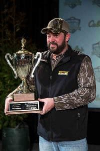 Zink Calls and Avian-X pro, Josh Grossenbacher recently won the highly competitive Head-to-Head Division competition of the prestigious 2017 NWTF Grand National Photo by Jami Linder