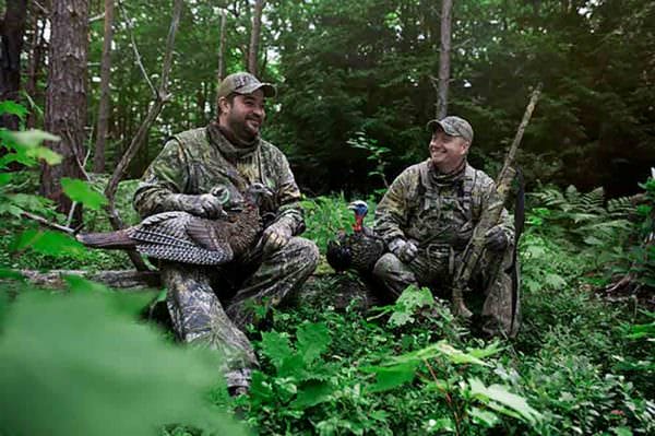 At Zink Calls, there truly is A Champion in Every Call. Josh Grossenbacher (L) and Matt Morrett (R) travel the country each year, sharing their knowledge and passion with turkey hunters far and wide while filming Avian-X TV and representing Zink Calls and Avian-X decoys at various special events. Photo courtesy of www.avian-x.com.