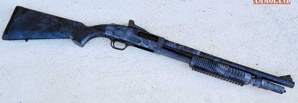 Mossberg 590A1 Ghost Ring Shotgun in Typhon Camo with 18.5 inch Barrel Mossberg 590A1 Ghost Ring Shotgun in Typhon Camo with 18.5 inch Barrel