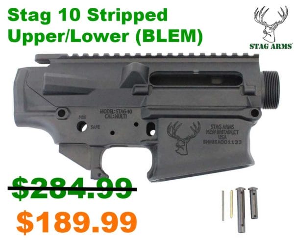 Stag 10 Upper & Lower (BLEM) Combo $189.99