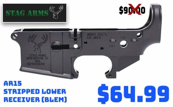 Stag Arms AR15 Rifle Stripped Lower Receiver Blem Deal