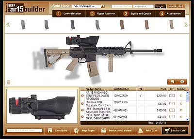 Brownells Launches AR-15 Builder Website