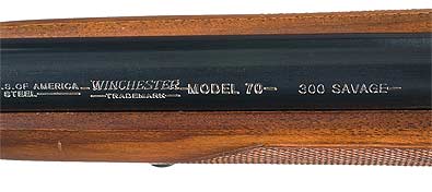 Winchester Model 70 in .300 Savage Caliber