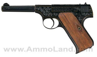 Custom Engraved and Gold Inlaid First Series Colt Woodsman Target Pistol