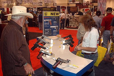 Among the many hot items in the S&W Booth were the new 1911 Pro Series pistols