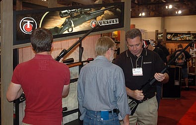 The new T/C Venture bolt-action rifle certainly had people talking at the NRA show.