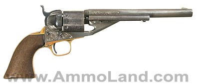 Engraved Colt Model 1861 Navy Richards-Mason Converted Revolver