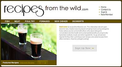 recipesfromthewild-com-screenshot Recipesfromthewild.com