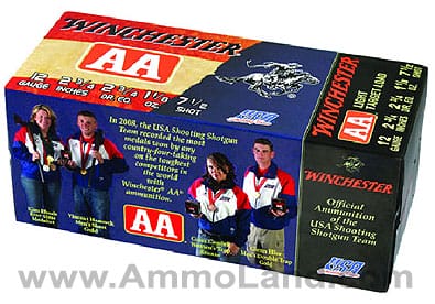 Winchester Commemorative USA Shooting Team AA Target 100 Round Packs