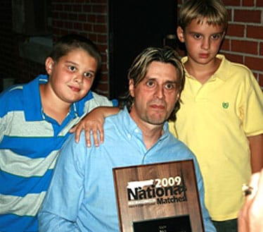 Greg Drown and Son after Winning the NRA Smallbore 3-P Any Sight