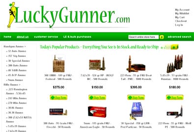 LuckyGunner - Rifle Ammo And Handgun Ammo For Sale