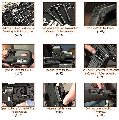 Brownells AR-15 Rifle Builder Videos