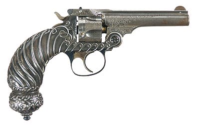 Rare Historic and Deluxe Tiffany & Co. Smith & Wesson .32 Double Action 4th Model Revolver Exhibited by the Factory at the 1893 "World's Columbian Exposition" in Chicago