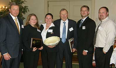 Terry Galanis Jr, Denise Miller: Otis VP Sales & Marketing, Doreen Garrett; Otis President/CEO, Terry Galanis Sr., Nick Williams; Otis VP Engineering, Larry Williams; Otis VP Manufacturing.