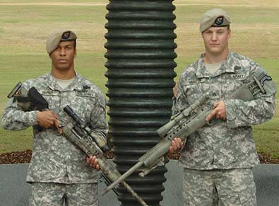 Ranger Shooters Sgt. Christopher K. Wooten and Sgt. Nicholas G. Irving