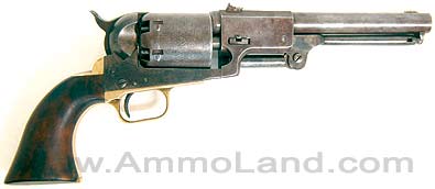 1858 Colt Dragoon: Colt third model shoulder stock provision Dragoon pistol, made in 1858, rare (est. $4,500-$16,000).