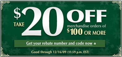 $20.00 Off Any Item At Cabelas