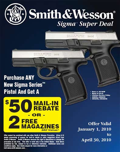 Smith-Wesson-Sigma-Pistol-Super-Deal Smith & Wesson - Sigma Pistol Super Deal