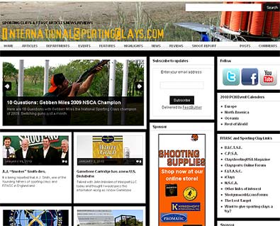 InternationalSportingClays.com Web Site