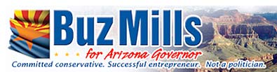Buzz Mills For Arizona Governor