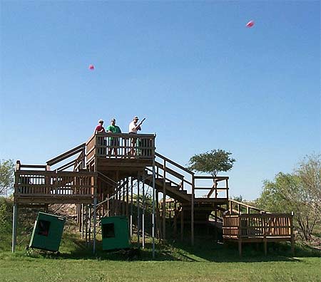 Sporting Clay Shooting at 74 Ranch Resort TX