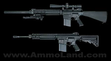 Stoner-KAC-SR25-Rifle Knight's Stoner KAC SR25 Rifle
