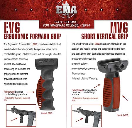 EMA Tactical Vertical Forward Grips