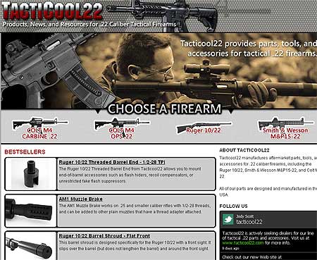 Tacticool22 Products for .22 Caliber Firearms