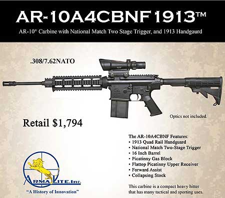 ArmaLite Announces A Limited Run of the AR-10 1913 Carbine 