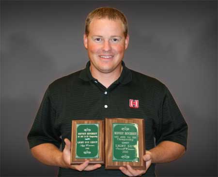 Team-Hornady-member-2 Team Hornady members, Joe Thielen and Randy Stephens took top honors at the 2010 Missouri State 1000 yard bench rest championships in Yukon, MO.