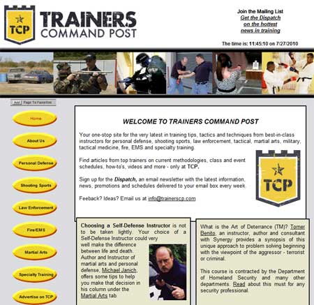 Trainers Command Post Launches on Website, Facebook & Twitter