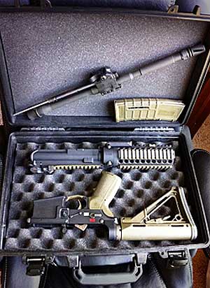 Briefcase AR15 Rilfe