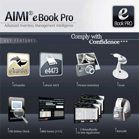 AIMI eBook Pro Firearms Management Software