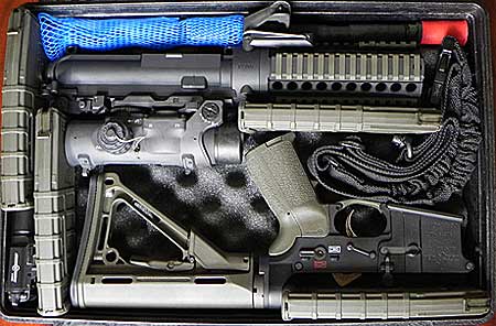 Takedown Briefcase AR15 Rifle