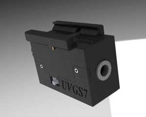 Direct Components UVGS7 Black Tactical Light